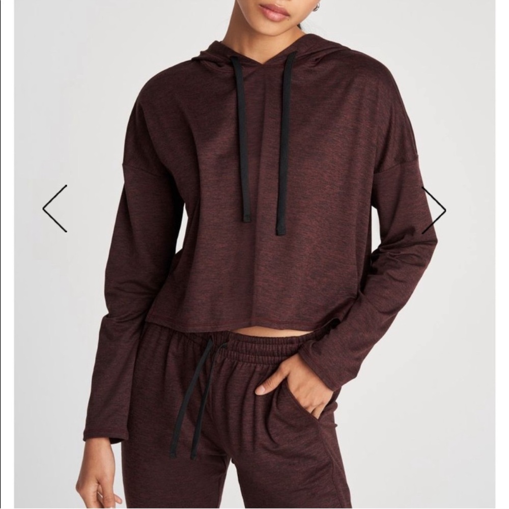 We Over Me - Zen Hoodie - Dark Rusted Red Spacedye
